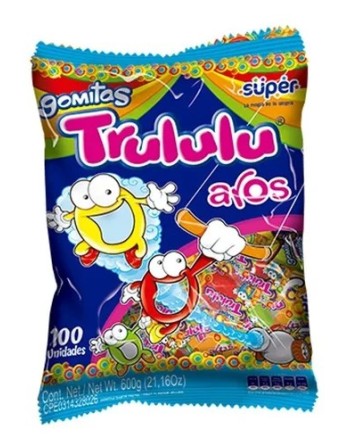TRULULU GOMITAS E4N AROS X 100UND