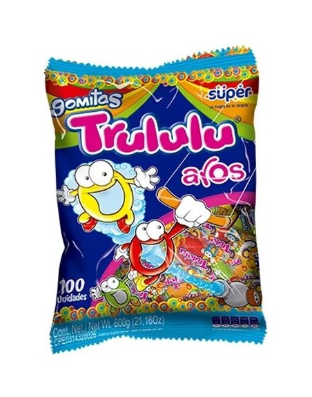 TRULULU GOMITAS E4N AROS X 100UND