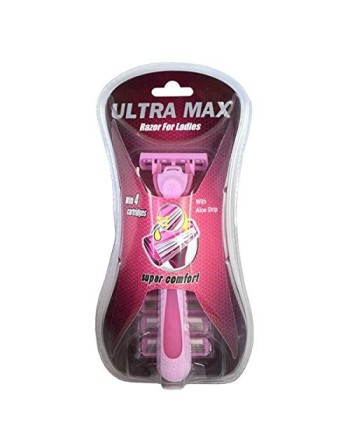 ULTRA MAX RAZOR FOR LADIES CON CARTUCHO X3