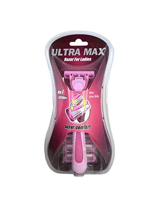 ULTRA MAX RAZOR FOR LADIES CON CARTUCHO X3