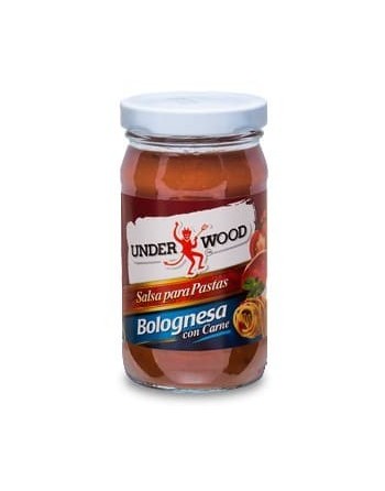 UNDER WOOD SALSA PARA PASTA BOLOGNESA CON CARNE 120G