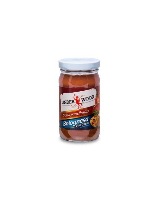 UNDER WOOD SALSA PARA PASTA BOLOGNESA CON CARNE 120G