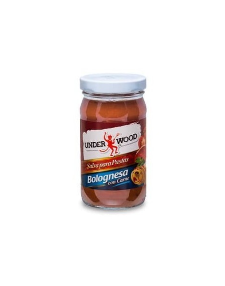 UNDER WOOD SALSA PARA PASTA BOLOGNESA CON CARNE 120G