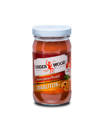 UNDER WOOD SALSA PARA PASTA DIABLITOS 120G