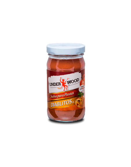 UNDER WOOD SALSA PARA PASTA DIABLITOS 120G