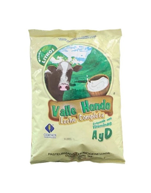 VALLE HONDO LECHE COMPLETA 1KG