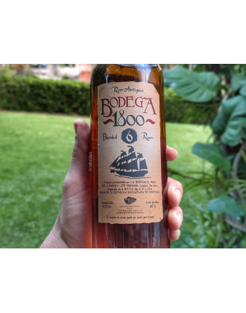 BODEGA 1800 BLENDED RON 6 AÑOS 0.0 L