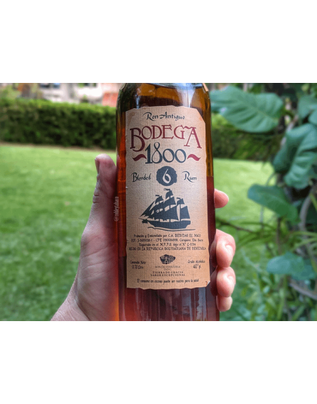 BODEGA 1800 BLENDED RON 6 AÑOS 0.0 L