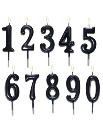 VELAS DE NUMEROS
