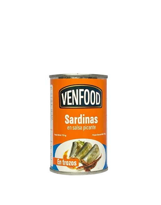VENFOOD SARDINA EN SALSA PICANTE 170G
