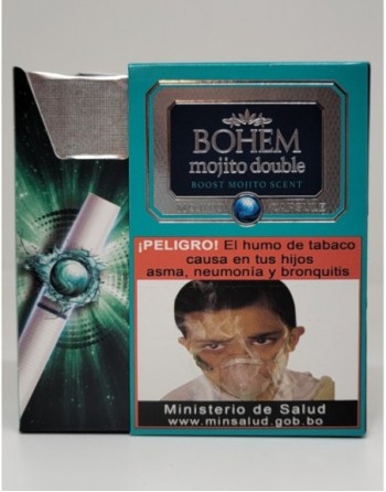 BOHEM DOUBLE MENTA Y SANDIA CIGARILLOS X20UND