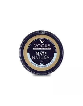 VOGUE POLVO COMPACTO MATE CANELA