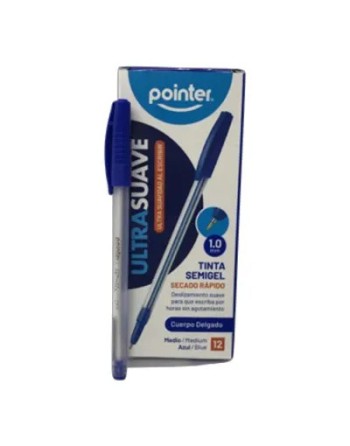 BOLIGRAFO TINTA SEMIGEL AZUL POINTER