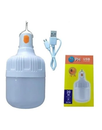 BOMBILLO RECARGABLE PH USB 20W