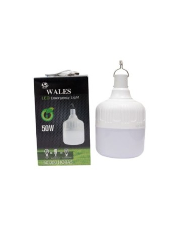 BOMBILLO RECARGABLE WALES 50W