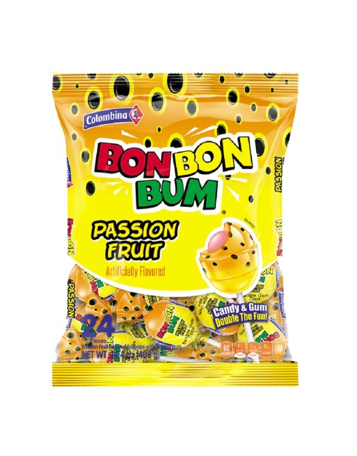 BON BON BUM MARACUYA 24 UNIDADES