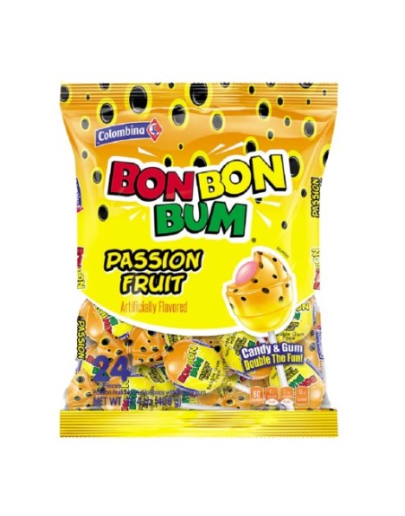 BON BON BUM MARACUYA 24 UNIDADES