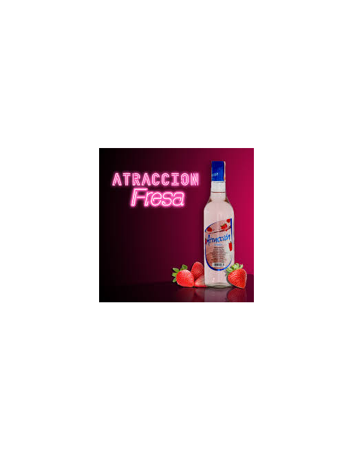 ATRACCION VODKA SABOR A FRESA 0.70L