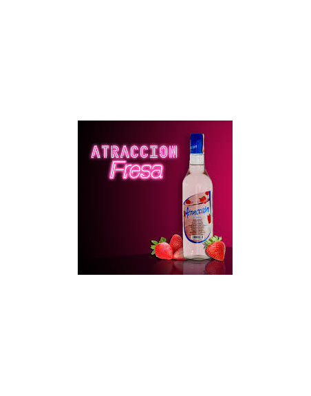 ATRACCION VODKA SABOR A FRESA 0.70L
